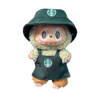 Starbucks Outfit for Labubu V1, V2, V3